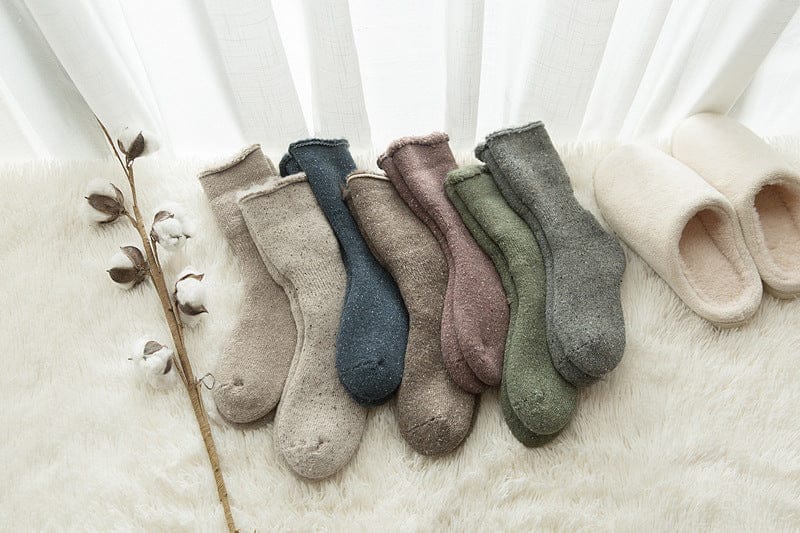 Cozy Winter Thick Aesthetic Socks Clothing and Accessories The Kawaii Shoppu