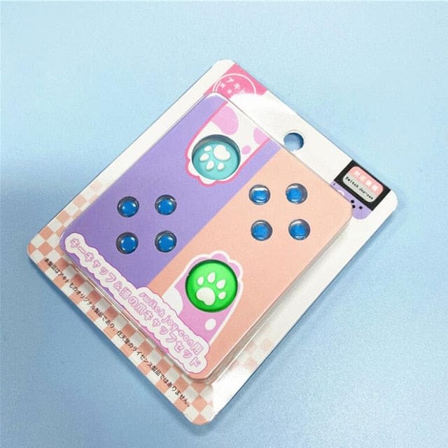 Crystal Key Switch Button Covers Blue Button Accessory The Kawaii Shoppu