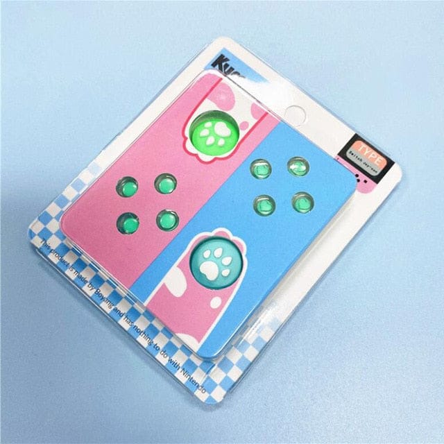 Crystal Key Switch Button Covers Green Button Accessory The Kawaii Shoppu
