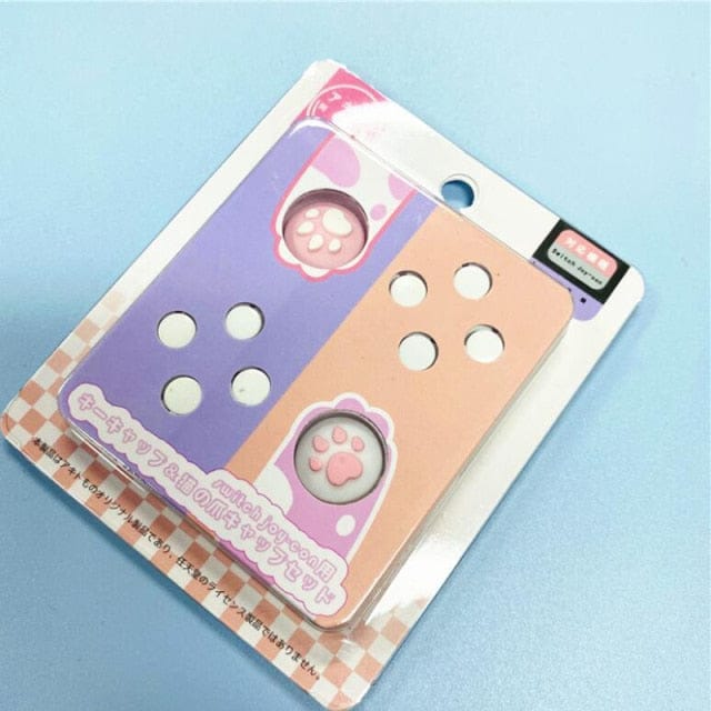 Crystal Key Switch Button Covers White Button Accessory The Kawaii Shoppu