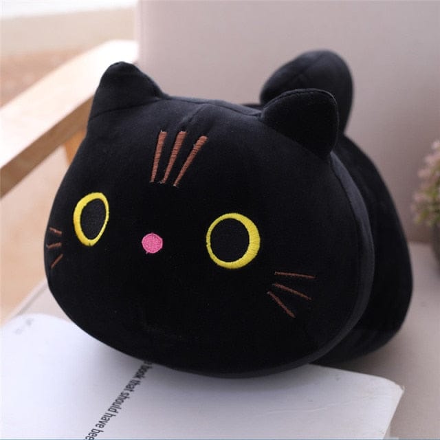 Cuddle Kitty Plushie 50cm black Soft Toy The Kawaii Shoppu