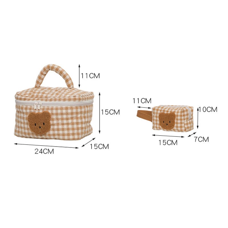 Cute Bear Cosmetic Bag Pouch Bags The Kawaii Shoppu