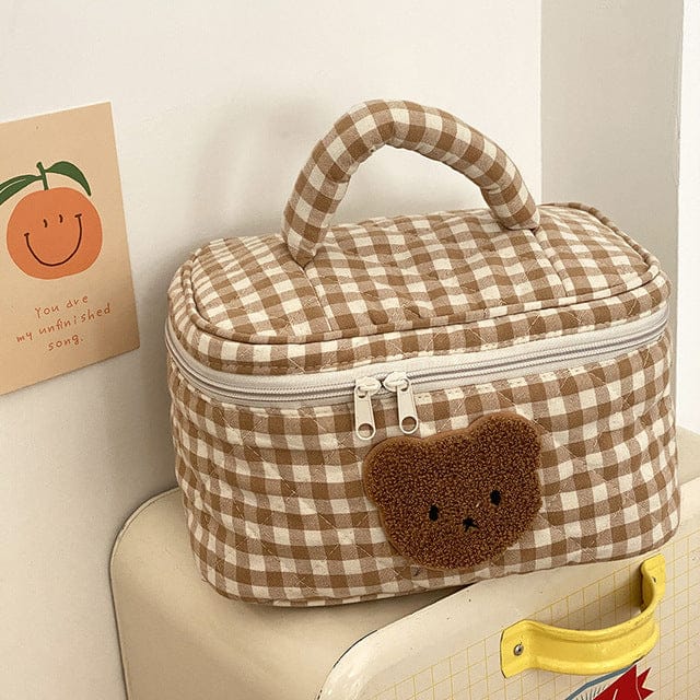 Cute Bear Cosmetic Bag Pouch Basket Bag Bags The Kawaii Shoppu