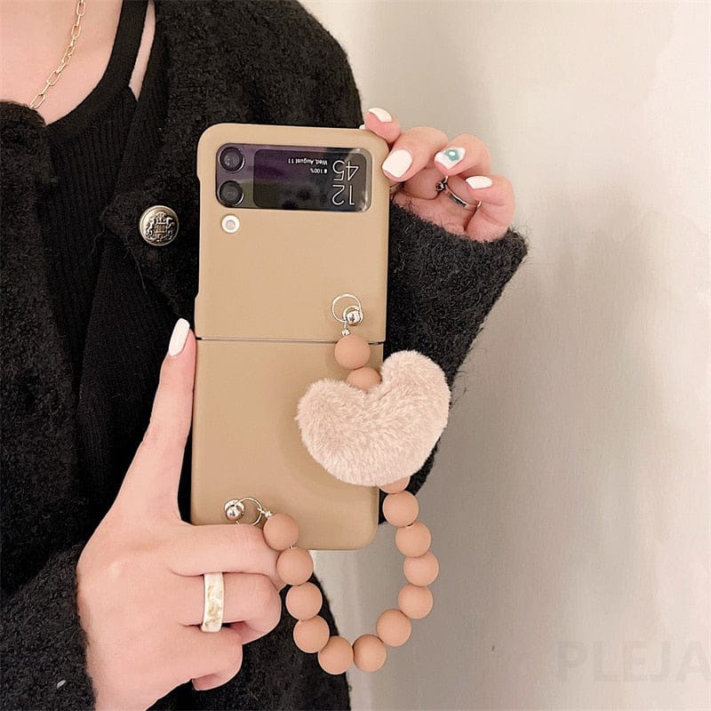 New Handmade Phone Case For Samsung Galaxy Z Flip 3 Cute Flowers - Payhip
