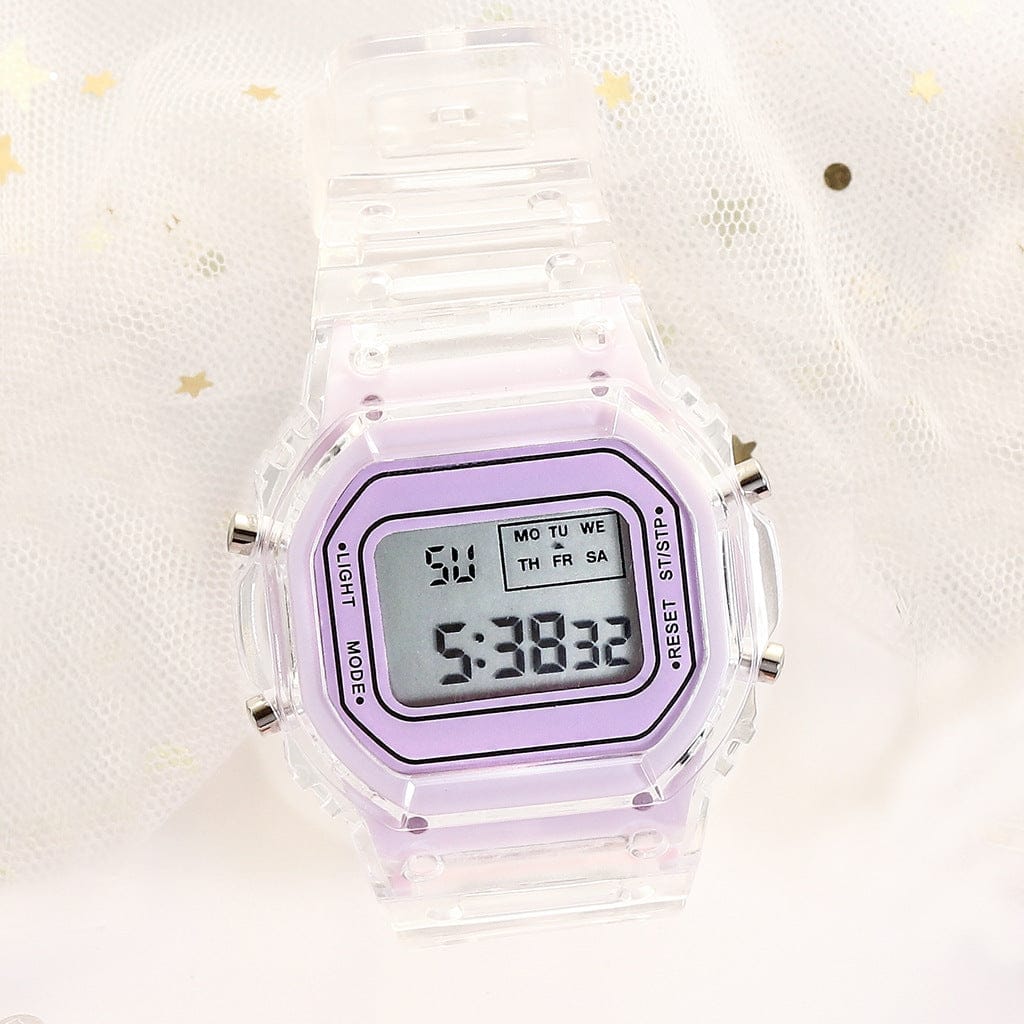 Cute Pastel Digital Watch 3C The Kawaii Shoppu