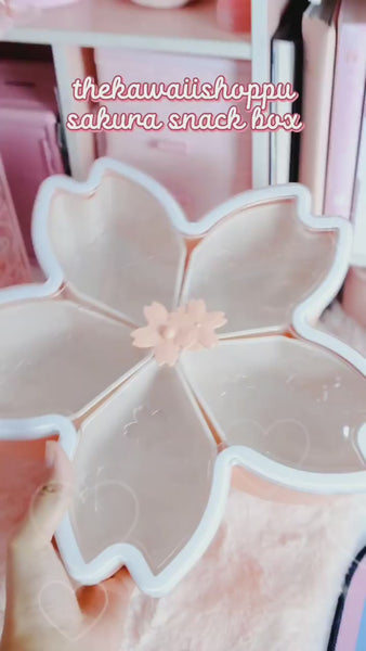 Sakura Cherry Blossom Flower Snack Box Organizer – The Kawaii Shoppu