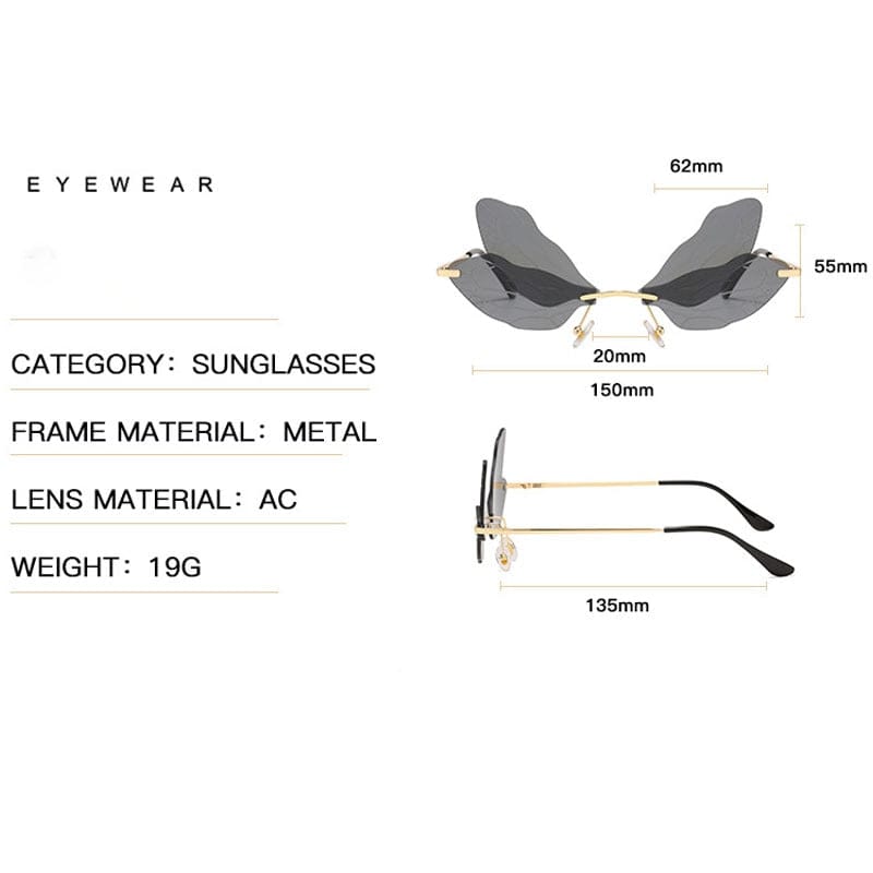 DragonFly Sunglasses Accessory The Kawaii Shoppu