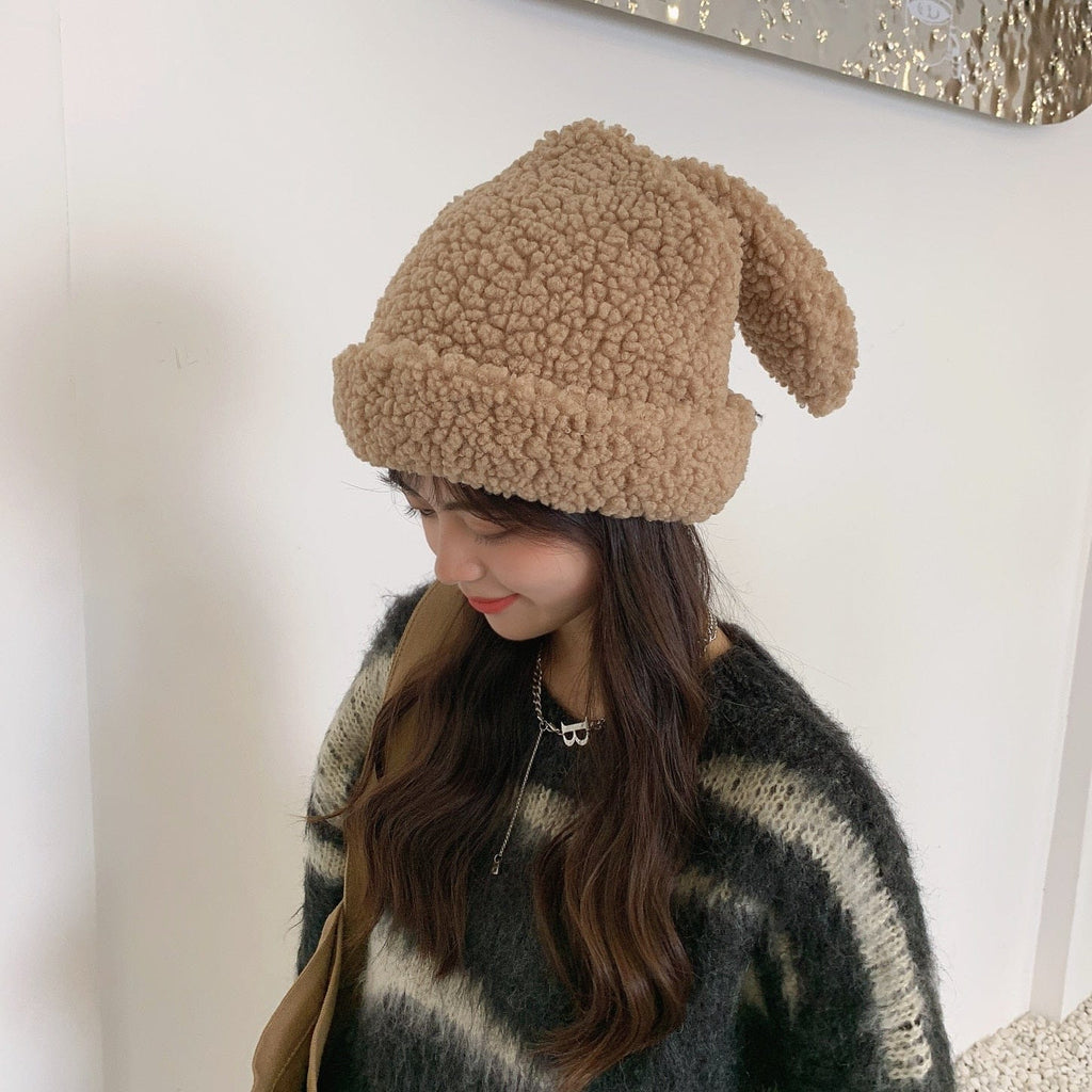 Fluffy Rabbit Ears Wooly Hat Clothing and Accessories The Kawaii Shoppu