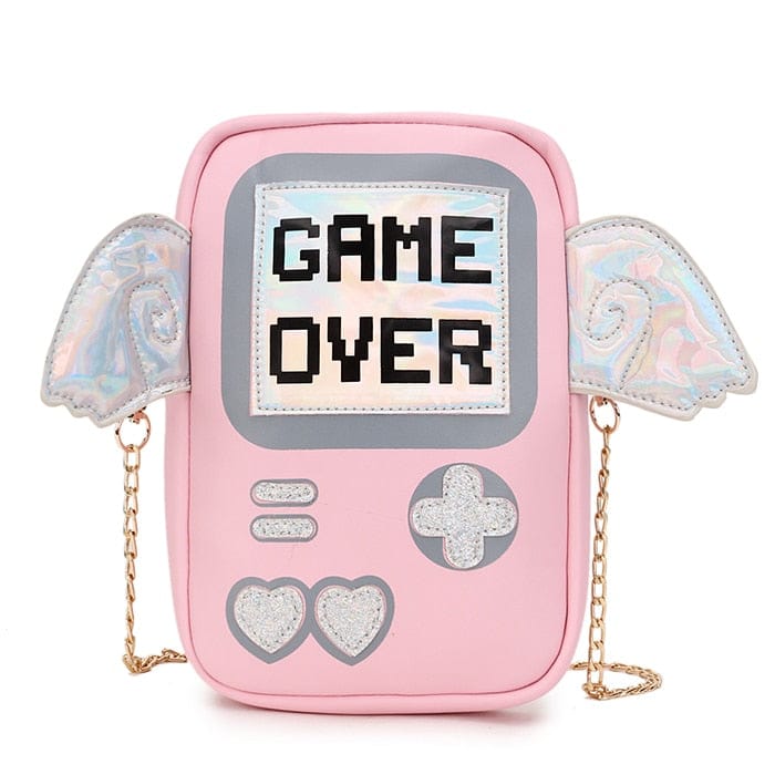 Game Over Crossbody Wings Bag Mini(Max Length<20cm) null The Kawaii Shoppu