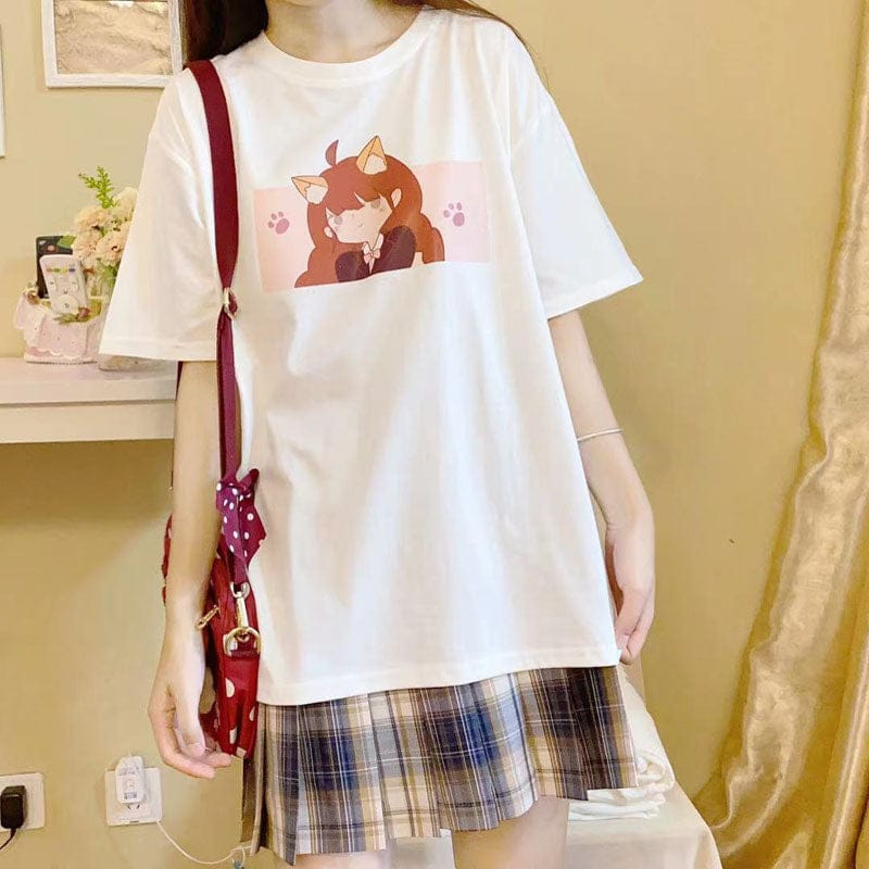 Kawaii Clothes T-shirts Korean Fashion Women Cute Tops Pink Girl Summer  Camisetas Ropa de Mujer Blusas 2023 T Shirt Y2k Anime, Fashion Apparel,  Ladies Fashion Garments, Women Fashion Clothing, Ladies Garments, Women