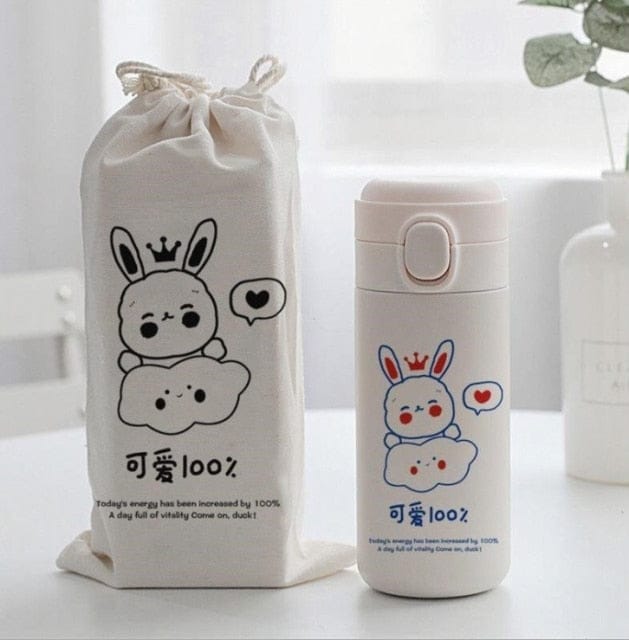 Im Fine Bear Thermos Flask Single cup Cute rabbit Bottle The Kawaii Shoppu