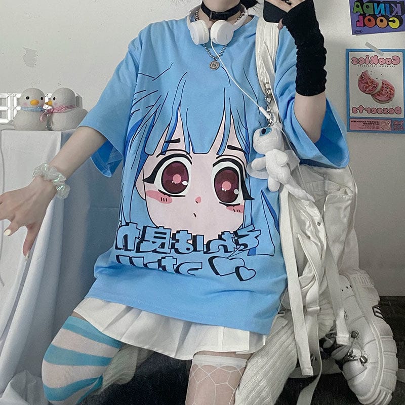 Aesthetic Anime Shirt Soft Grunge Aesthetic Anime Girl Shirt - TeeUni
