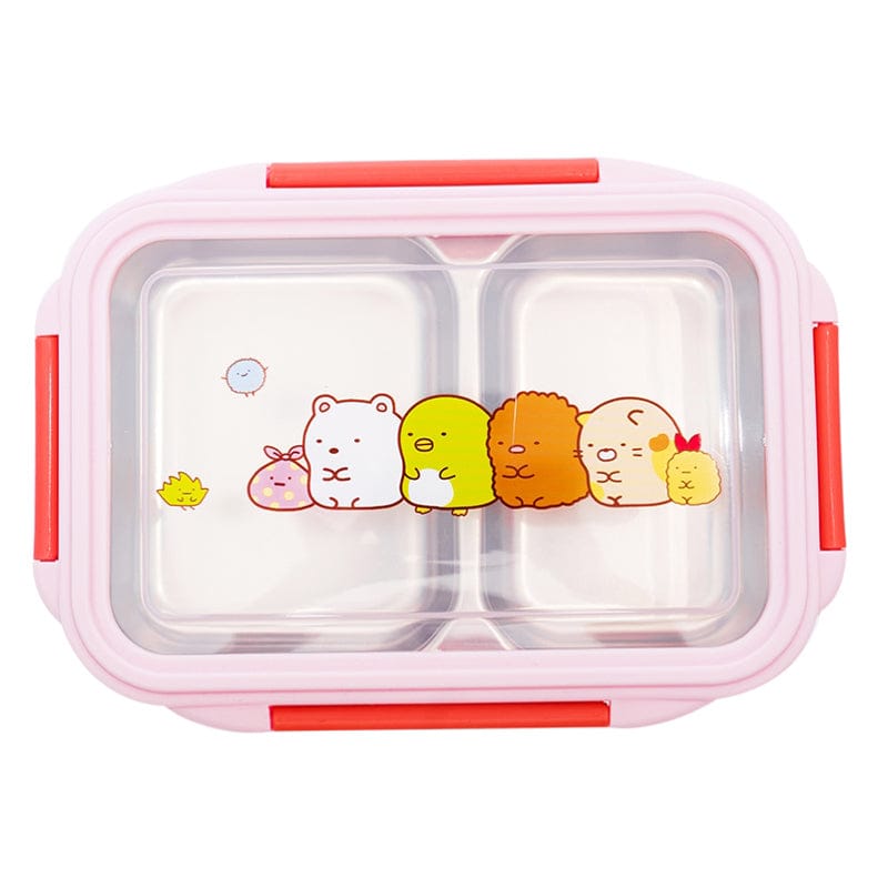 Kawaii Strawberry Cute Girl Lunch Box Popular Pink Plastic Bento