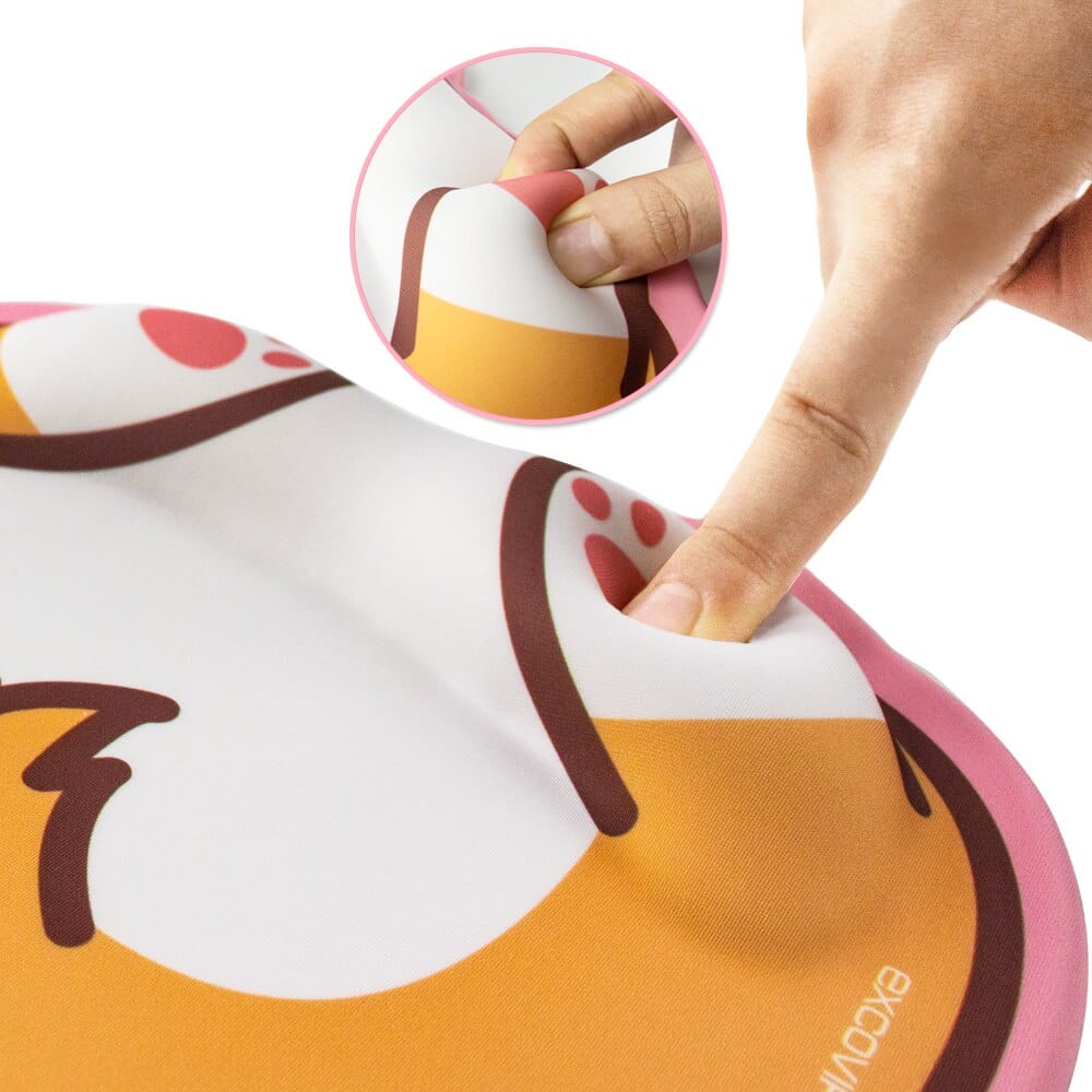Kawaii Corgi Butt Mousepad Decor The Kawaii Shoppu
