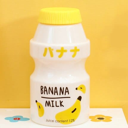 Kawaii Cute Fruity Milk Water Bottle 401-500ml Milk Banana Bottle The Kawaii Shoppu