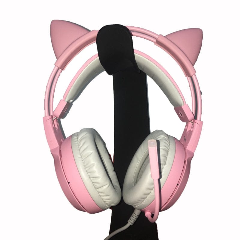 Kawaii Gaming Cat Ear Mic 3.5mm Headphones null The Kawaii Shoppu