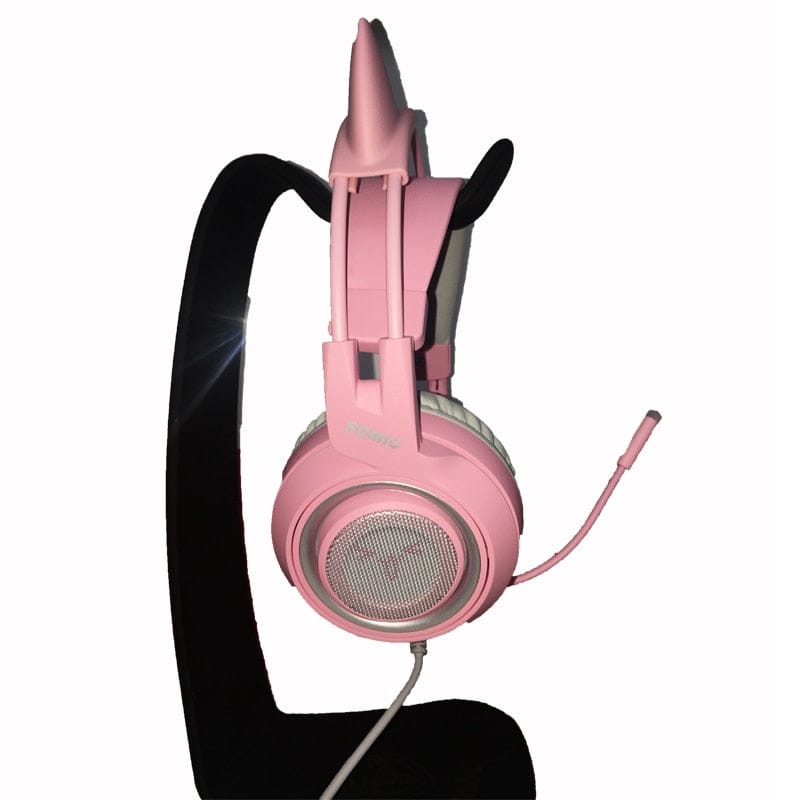 Kawaii Gaming Cat Ear Mic 3.5mm Headphones null The Kawaii Shoppu