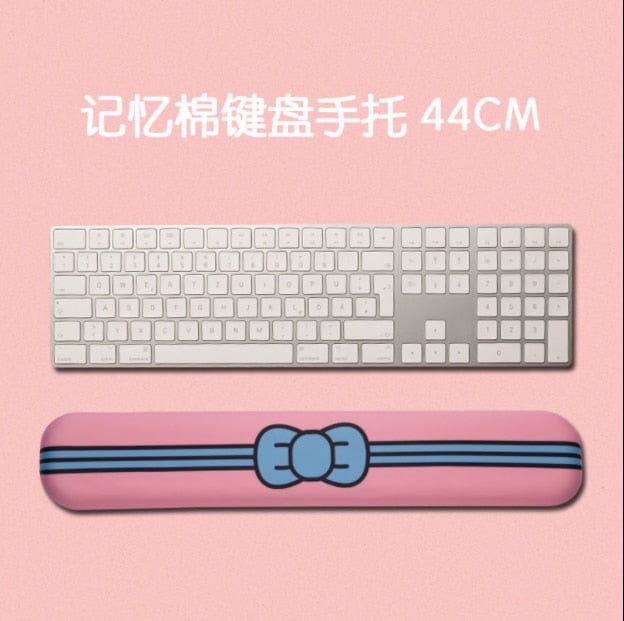 Kawaii Keyboard Wrist Support Pad 44cm pink wristpad Decor The Kawaii Shoppu
