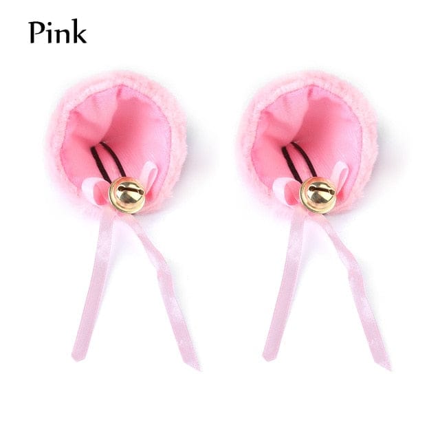 Kawaii Plush Cat Ears 2-pink Accessory The Kawaii Shoppu