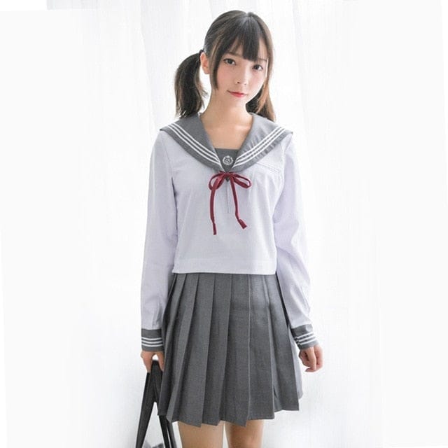 Kawaii Sakura Sailor Set Long sleeve XXL Fashion The Kawaii Shoppu