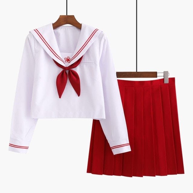 Kawaii Sakura Sailor Set Red S Fashion The Kawaii Shoppu