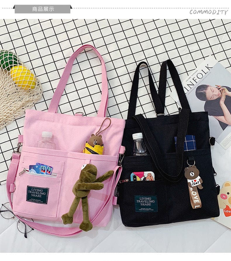 Kawaii Travel Tote Shopping Bag Bags The Kawaii Shoppu