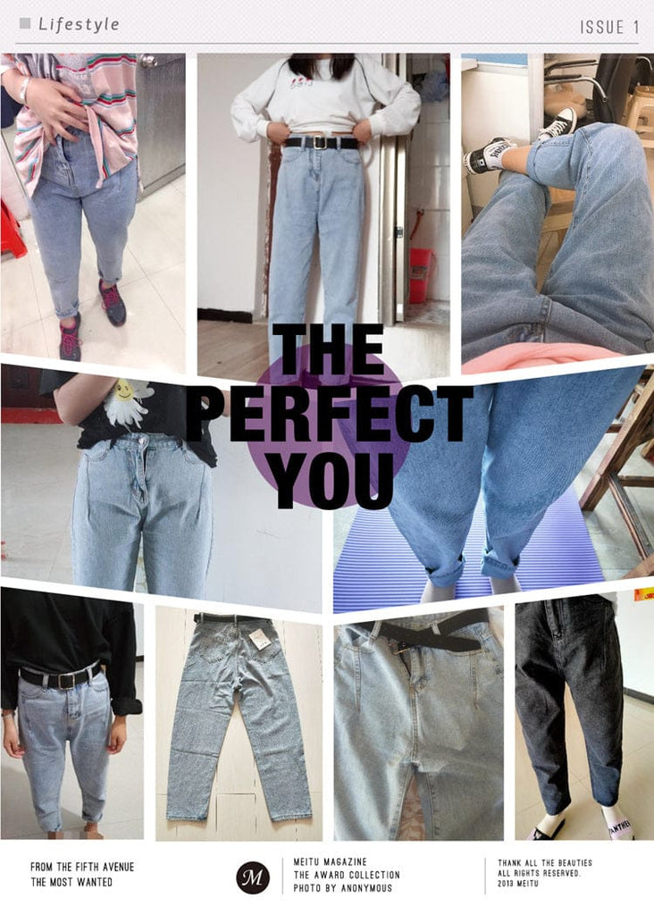 Kyuto High Waist Jeans Fashion The Kawaii Shoppu