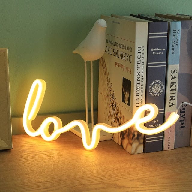 LED Neon Sign Lights Warm Special Love null The Kawaii Shoppu