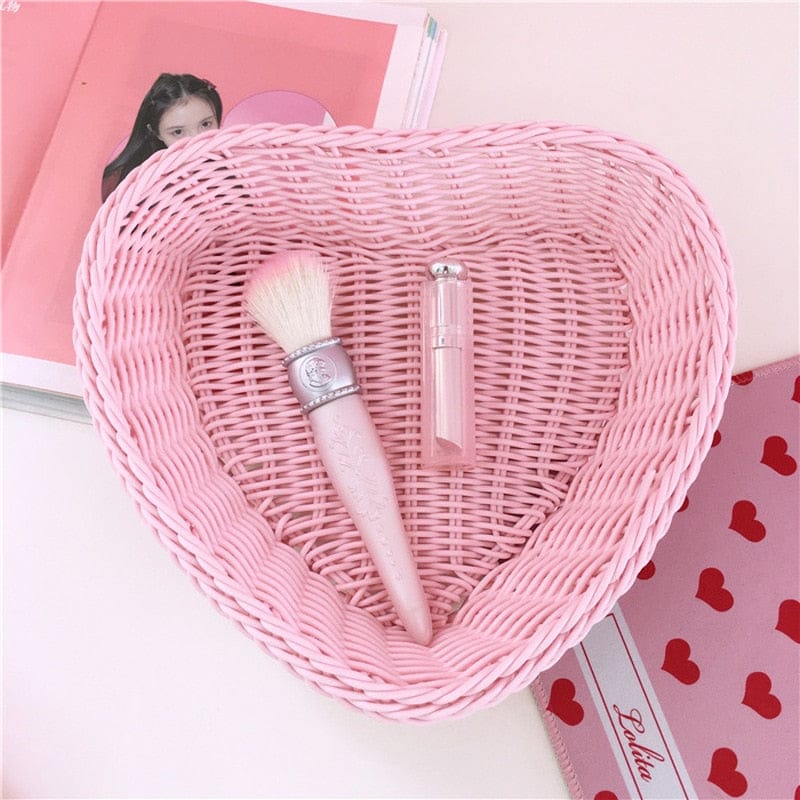 Love Heart Shape Basket Decor The Kawaii Shoppu