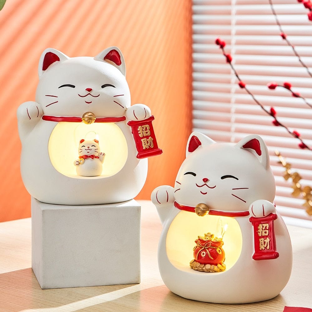 Lucky Cat Maneki Neko Light Lighting The Kawaii Shoppu