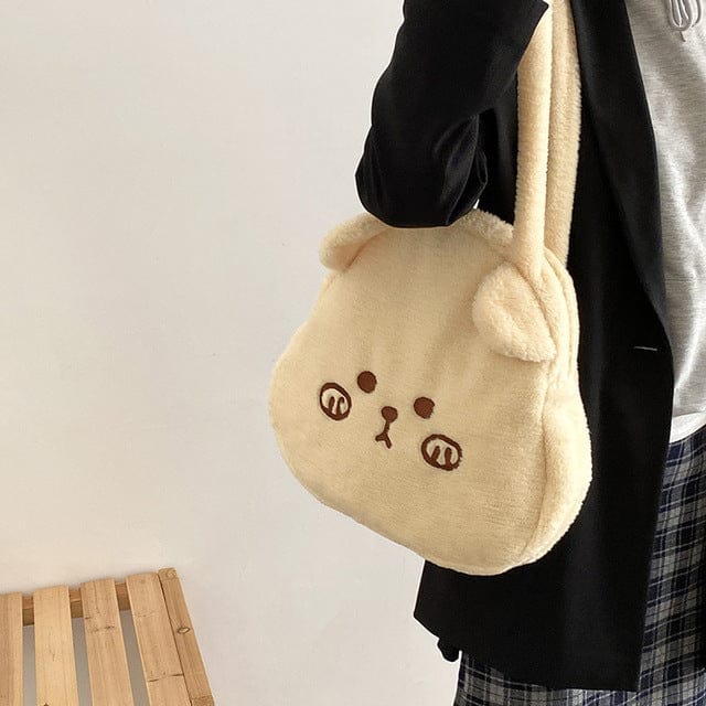 Milk Tea Bear Kawaii Crossbody Handbag Shoulder Bag Bags The Kawaii Shoppu