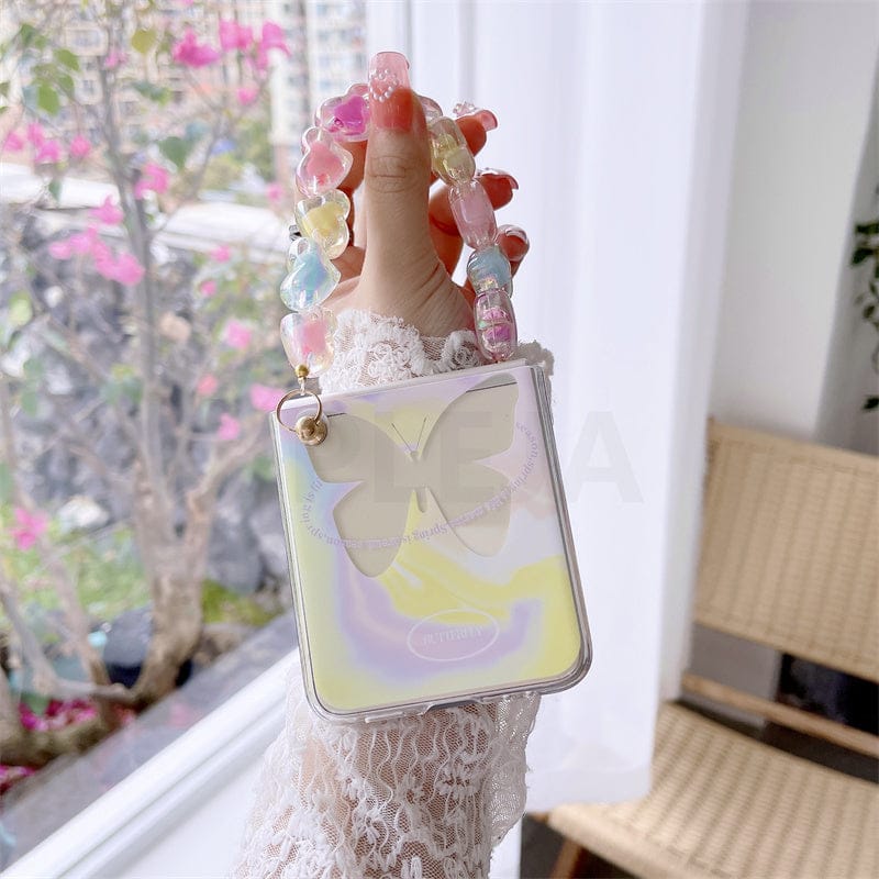 Cute Smile Sunflower Bracelet Phone Case Samsung Galaxy Z Flip 3 – The  Kawaii Shoppu