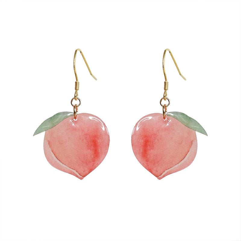 Peach Candy Earrings null The Kawaii Shoppu