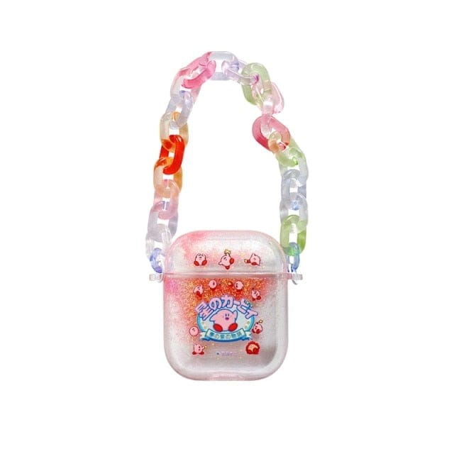 Rainbow Bear Glitter Airpods 1+2 Case d for AirPods 1+2 Accessory The Kawaii Shoppu