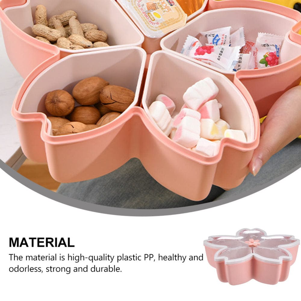 Hot Fruit Box Dry Fruit Container Pink Snack Storage Box Flower