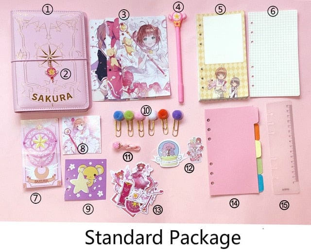 Sakura Loose-Leaf Diary Standard Package null The Kawaii Shoppu