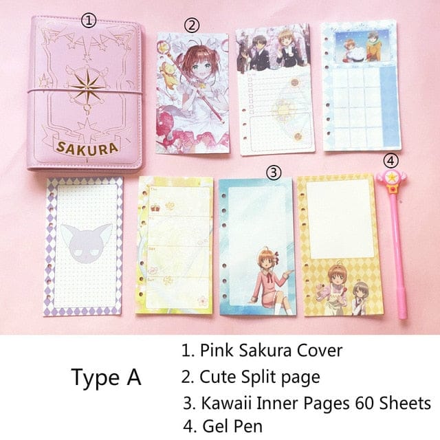 Sakura Loose-Leaf Diary Type A null The Kawaii Shoppu
