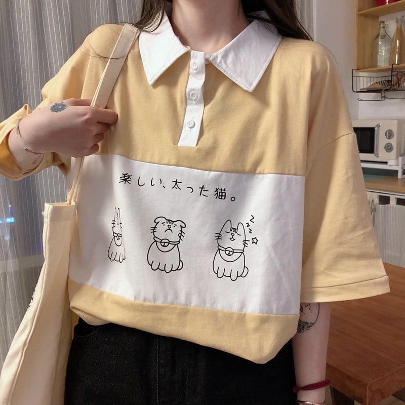 Cute Bear Print Kawaii Loose Pants – The Kawaii Shoppu