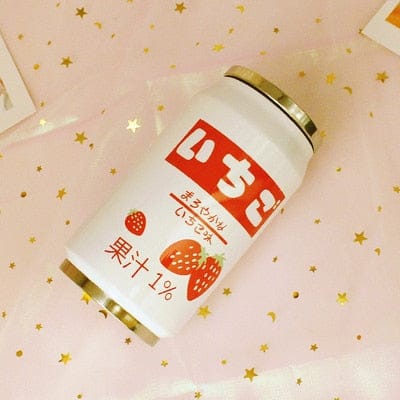 Stainless Steel Japan Juice Fruity Drink Cans 350 to 500ml A (350ml) Bottle The Kawaii Shoppu