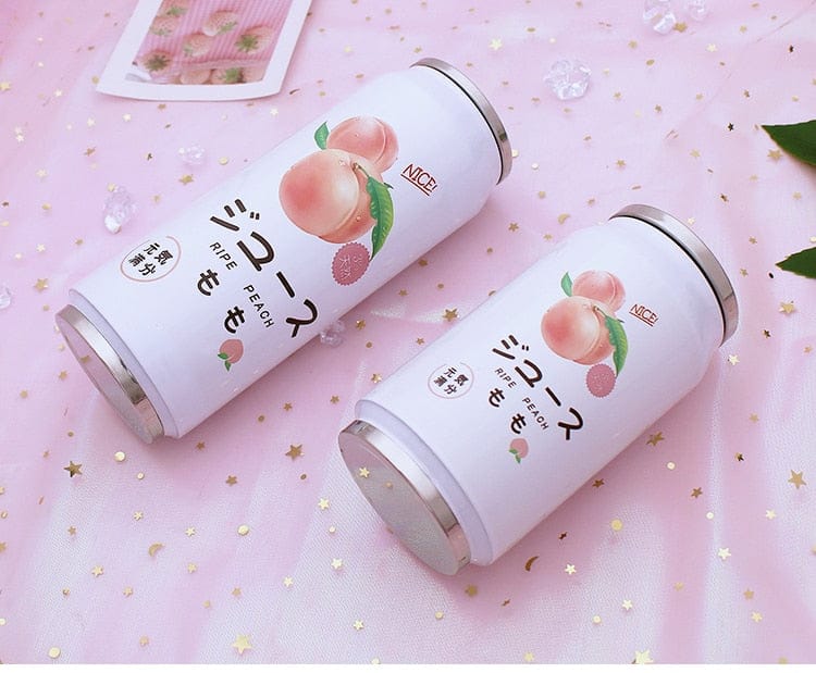 Stainless Steel Japan Juice Fruity Drink Cans 350 to 500ml Bottle The Kawaii Shoppu