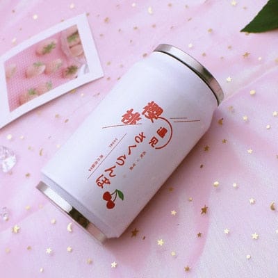 Stainless Steel Japan Juice Fruity Drink Cans 350 to 500ml K (350ml) Bottle The Kawaii Shoppu