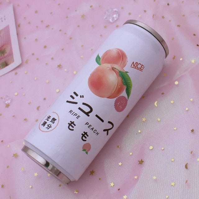 Stainless Steel Japan Juice Fruity Drink Cans 350 to 500ml N(500ml) Bottle The Kawaii Shoppu