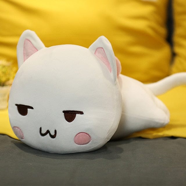 Stormy - Kawaii Kitty Plush 65cm white open eyes Soft Toy The Kawaii Shoppu