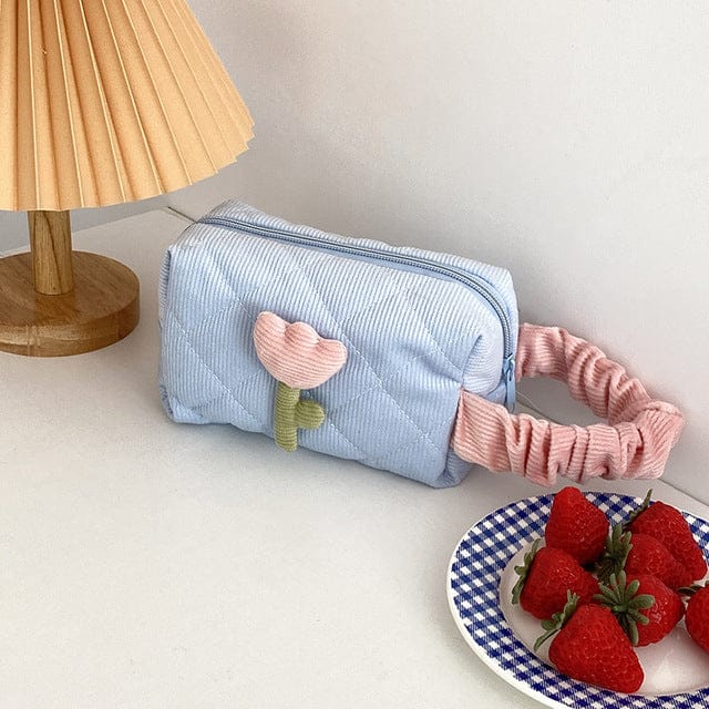 Tulip Flower Cosmetic Bag Pouch – The Kawaii Shoppu
