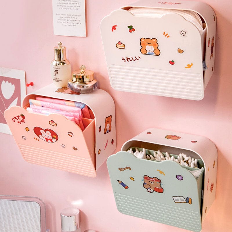 1PC Super Cute Milk Bear Storage Box – my kawaii office