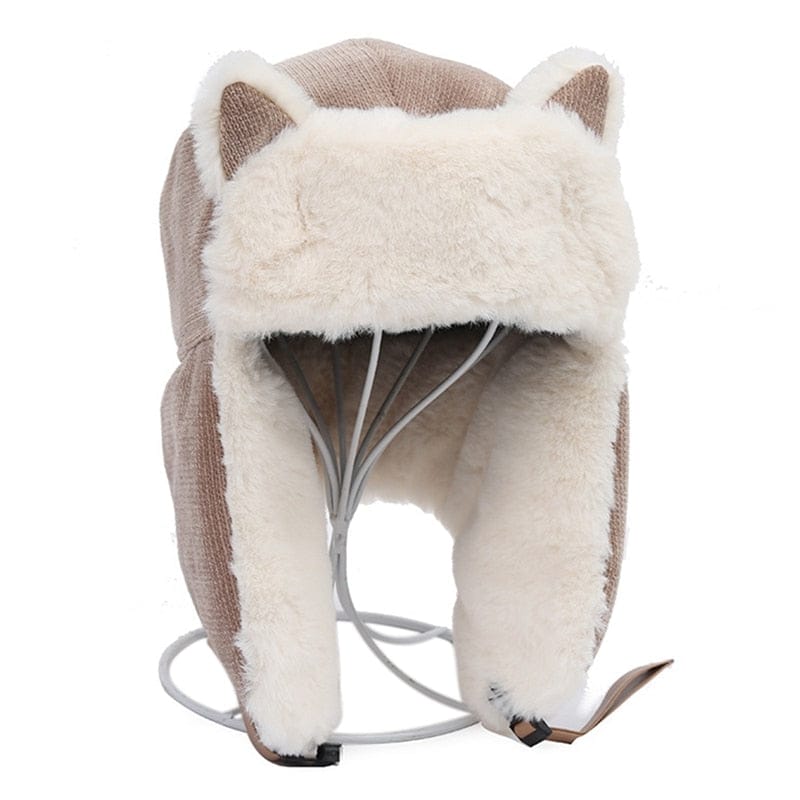 Warm Fluffy Cat Ear Winter Hat Fashion The Kawaii Shoppu