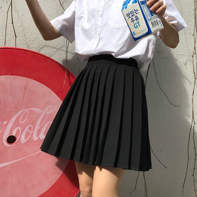 XS-5XL Kawaii Pleated Tennis Mini Skirt Clothing and Accessories The Kawaii Shoppu